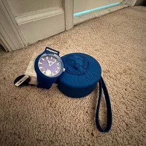 Versus Versace Royal Blue Timepiece with Case